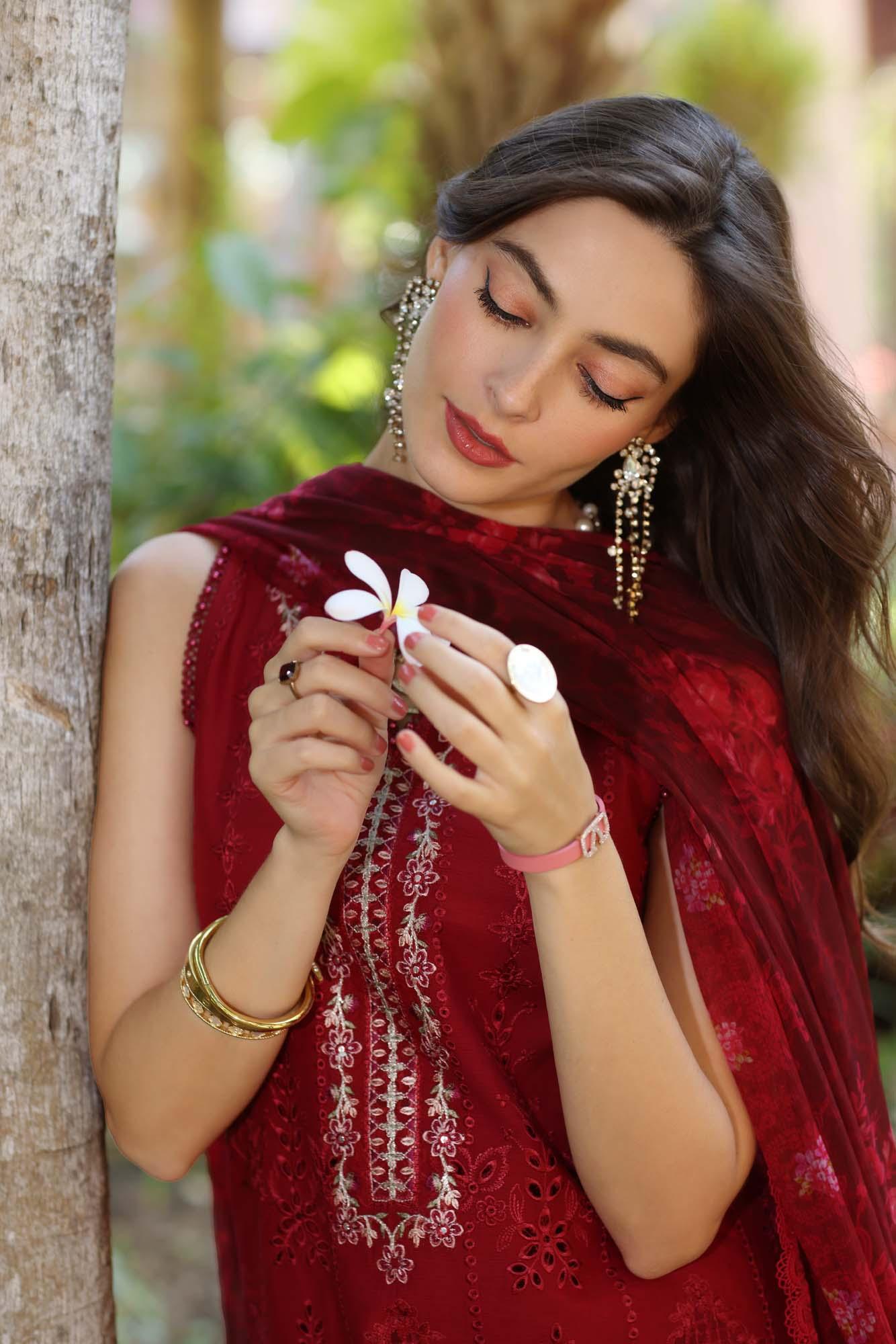 Noor by Saadia Asad | Eid Luxury Laserkari 25 | D7-A - Aqsa Fabrics