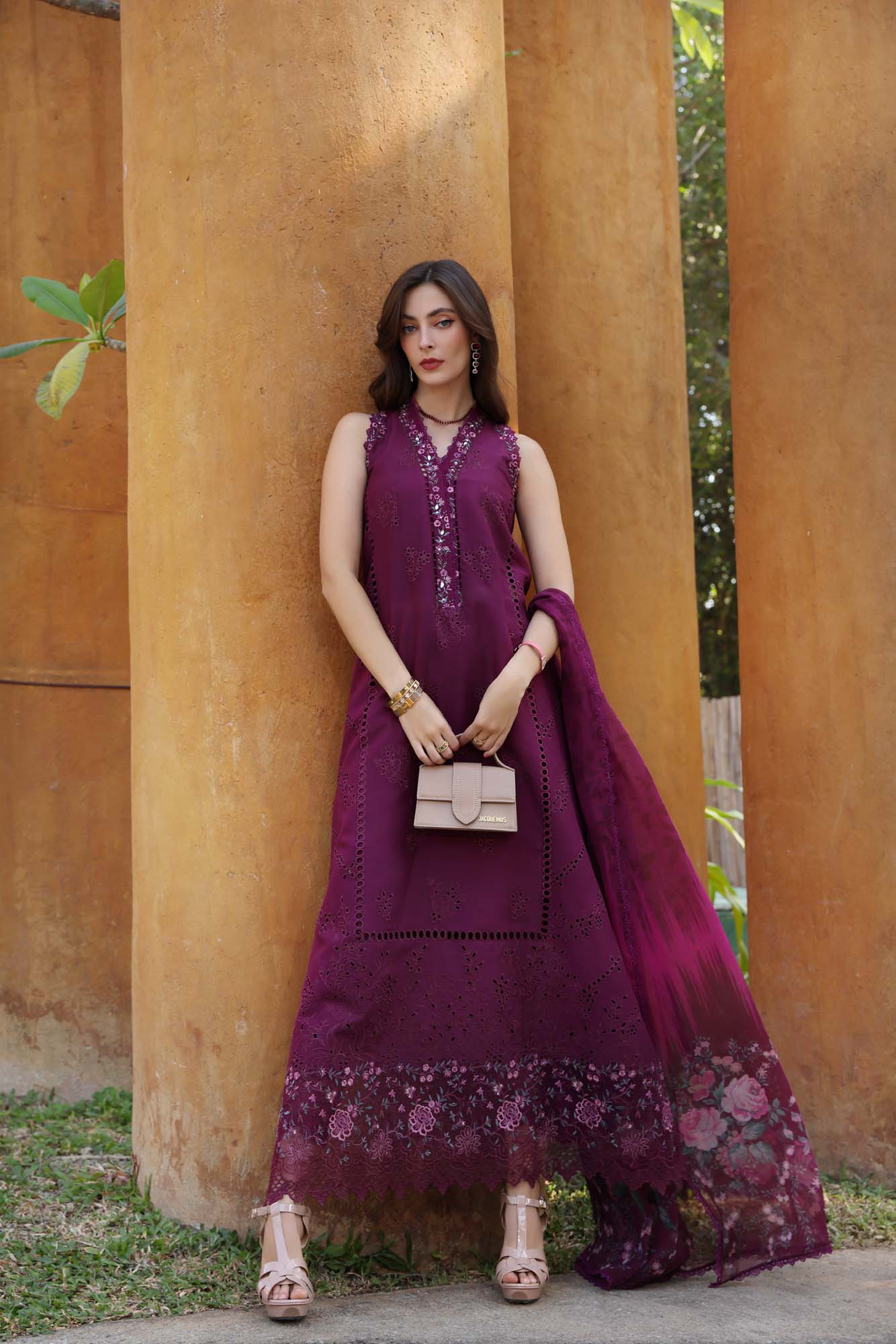 Noor by Saadia Asad | Eid Luxury Laserkari 25 | D2-A - Aqsa Fabrics