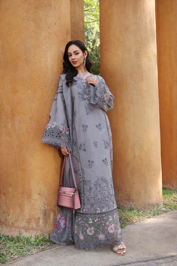 Noor by Saadia Asad | Eid Luxury Laserkari 25 | D2-B - Aqsa Fabrics