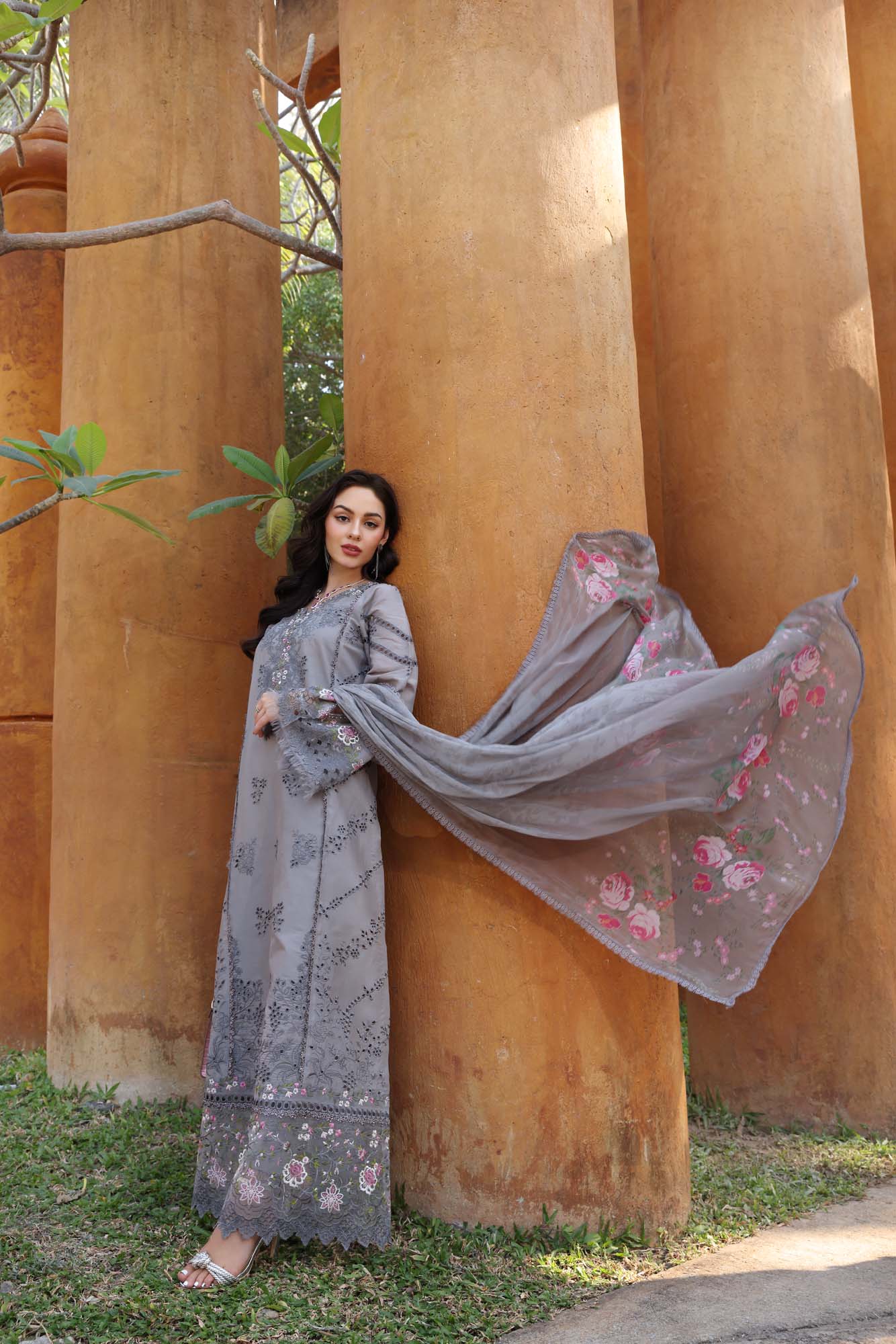 Noor by Saadia Asad | Eid Luxury Laserkari 25 | D2-B - Aqsa Fabrics