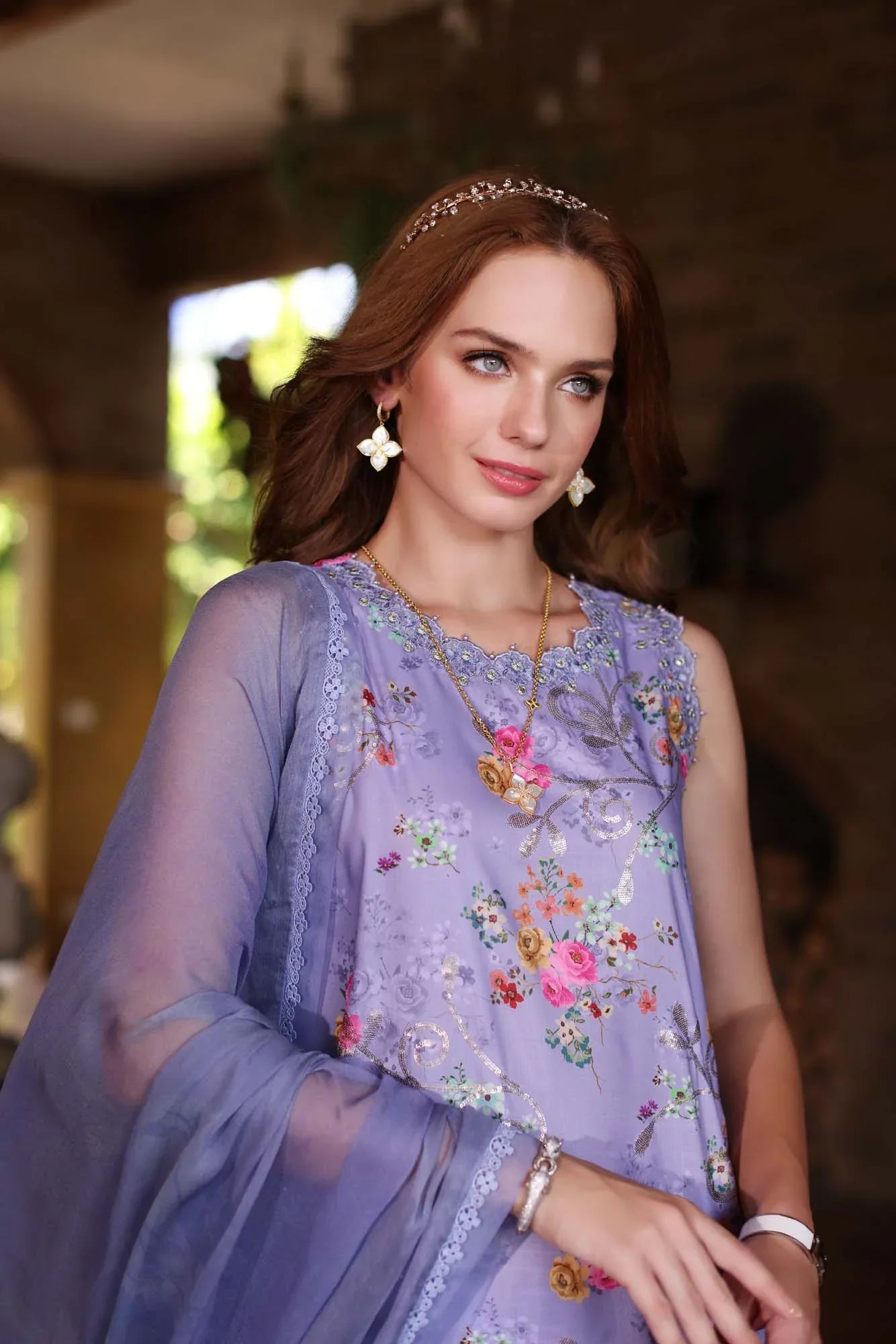 Noor by Saadia Asad | Eid Luxe Printkari 24 | D10 - Aqsa Fabrics