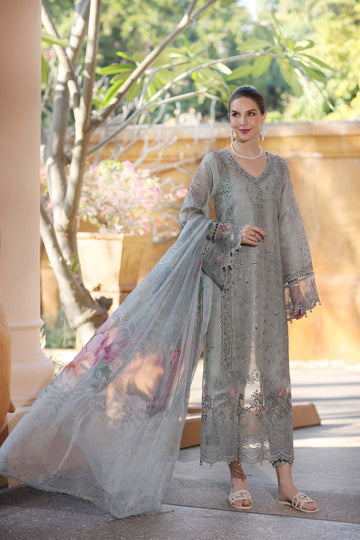Noor by Saadia Asad | Eid Luxury Laserkari 25 | D1-A - Aqsa Fabrics