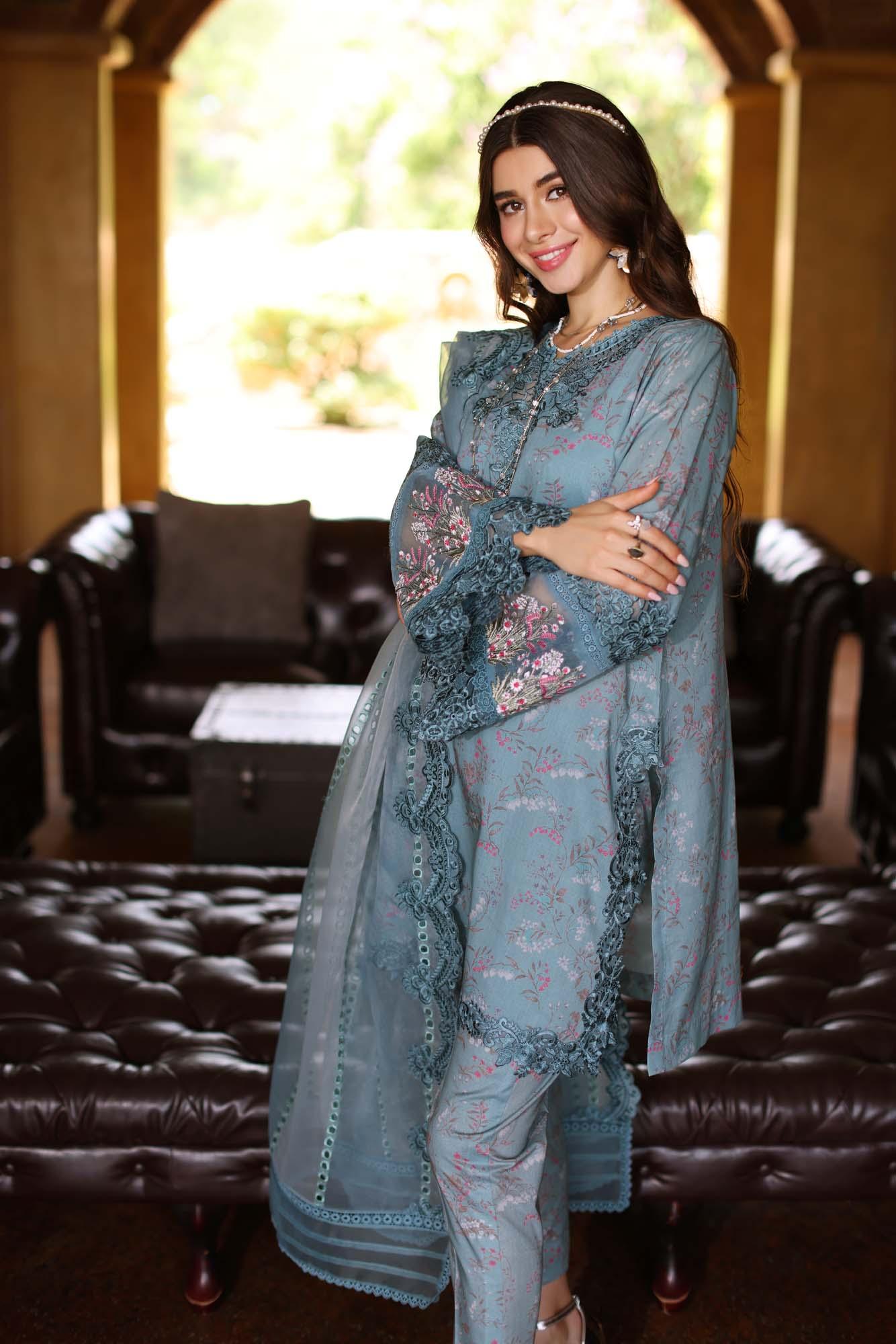 Noor by Saadia Asad | Eid Luxe Printkari 24 | D2 - Aqsa Fabrics