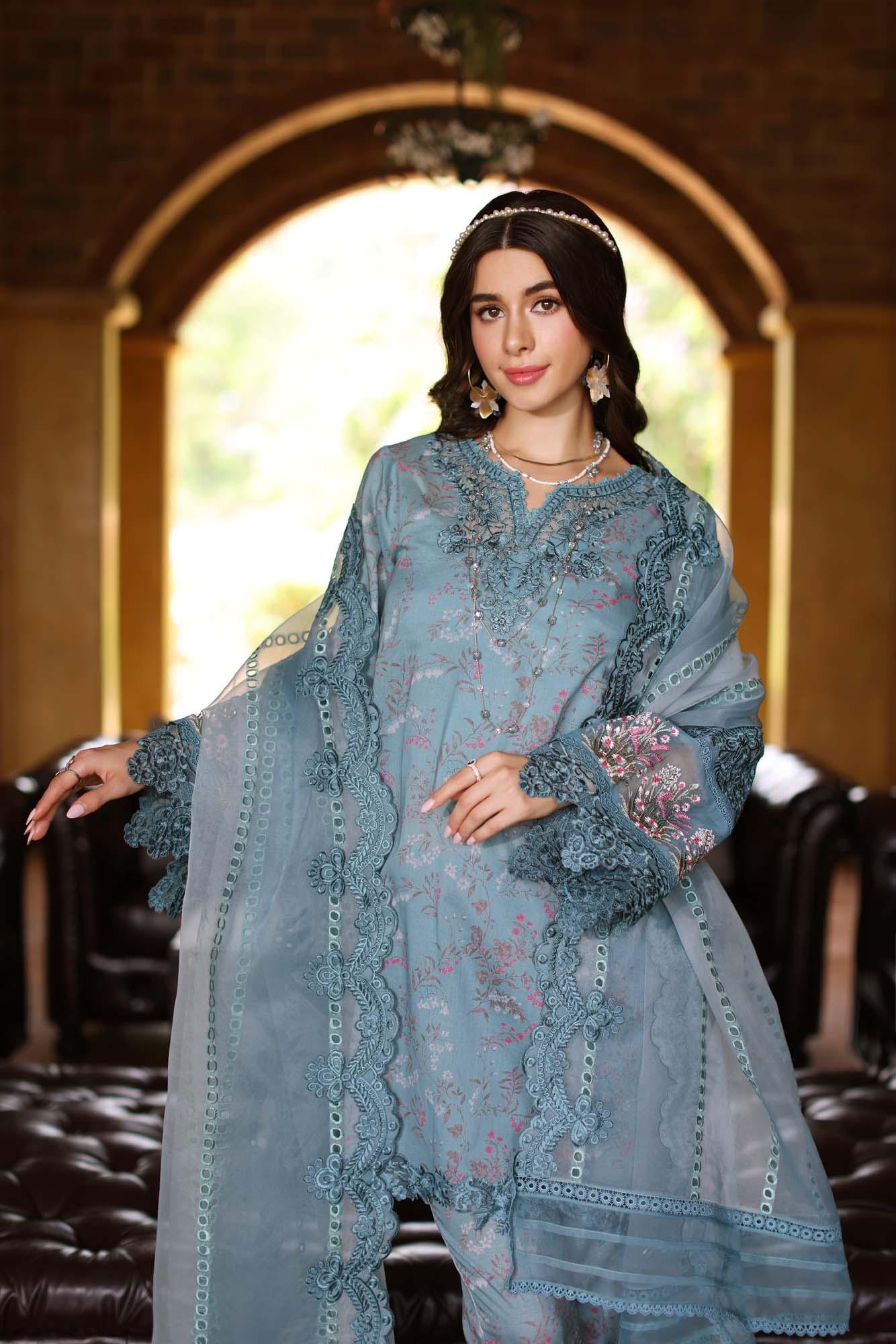 Noor by Saadia Asad | Eid Luxe Printkari 24 | D2 - Aqsa Fabrics