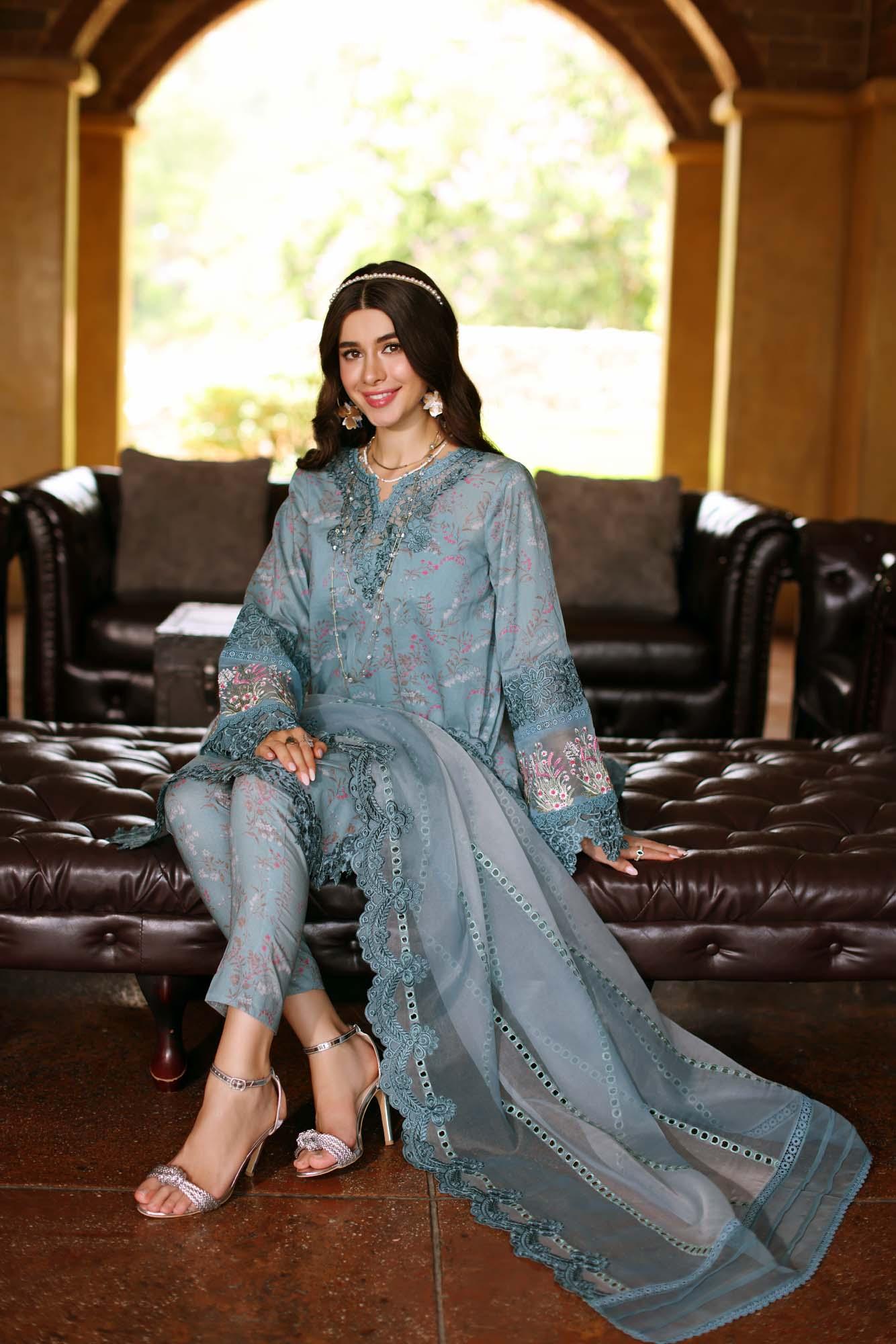 Noor by Saadia Asad | Eid Luxe Printkari 24 | D2 - Aqsa Fabrics