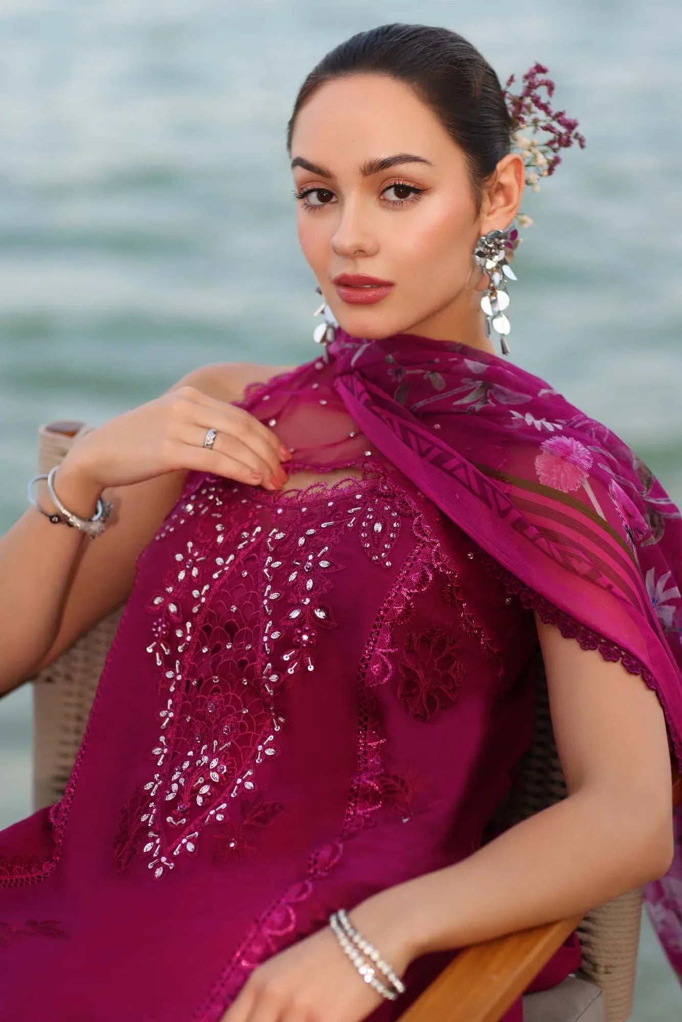Noor by Saadia Asad | Eid Luxury Laserkari 25 | D9-A - Aqsa Fabrics