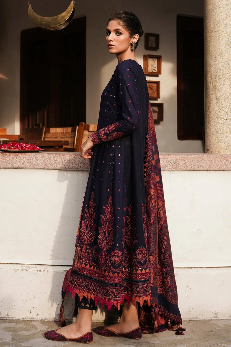 Jazmin | Winter Edition 24 | SLUB KHADDAR UW-0074 - Aqsa Fabrics