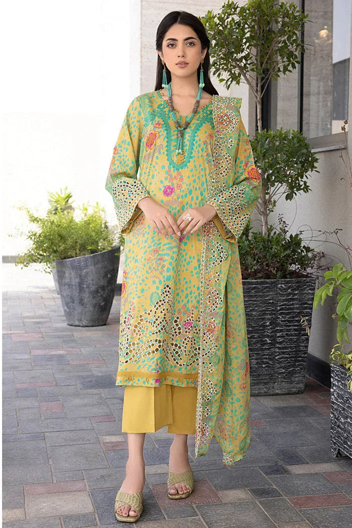 Charizma |Combination Lawn Collection | CC-26 - Aqsa Fabrics