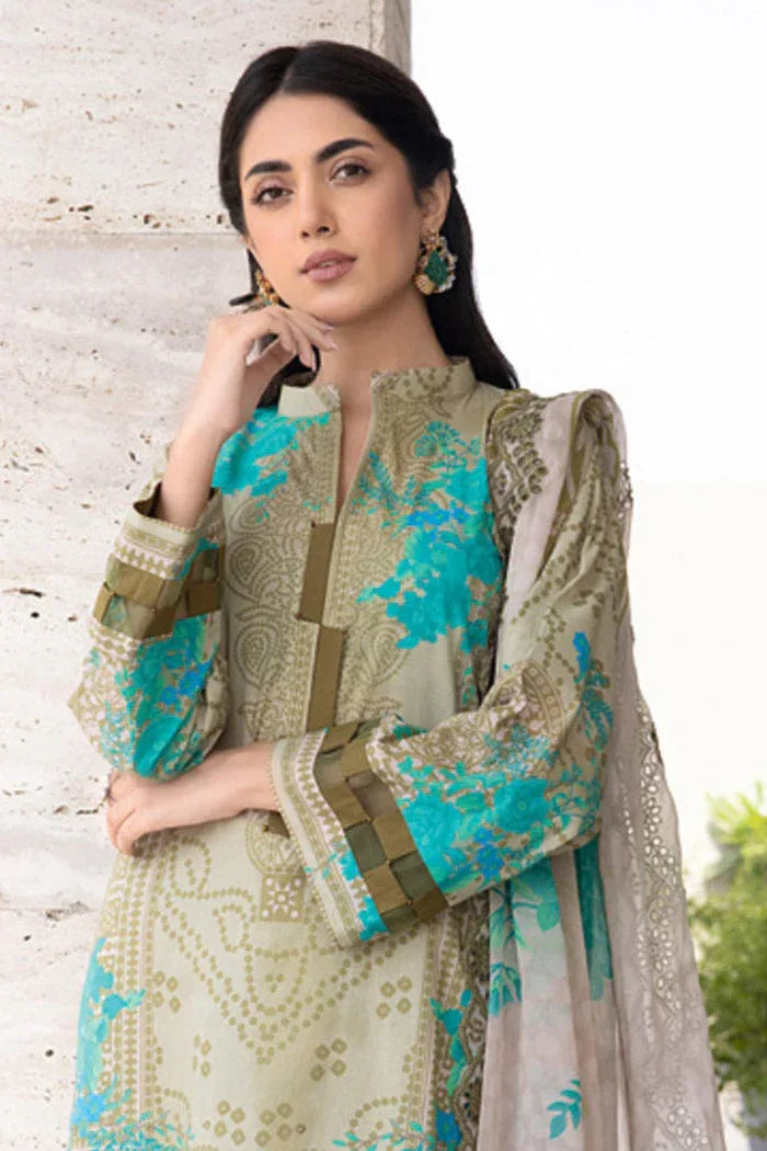 Charizma |Combination Lawn Collection | CC-28 - Aqsa Fabrics