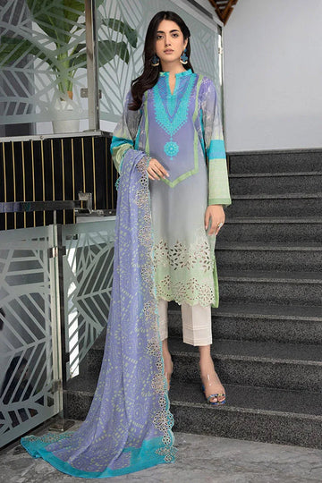 Charizma |Combination Lawn Collection | CC-29 - Aqsa Fabrics