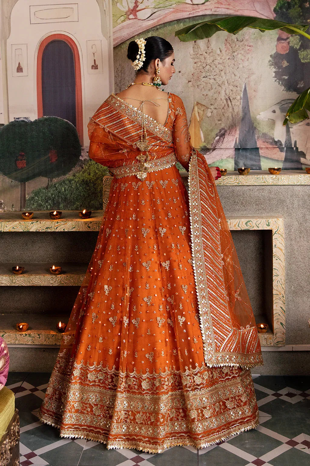 Afrozeh Shehnai Wedding Formal 3Pc Suit AFS-23-V1-01 Dilaab - Aqsa Fabrics