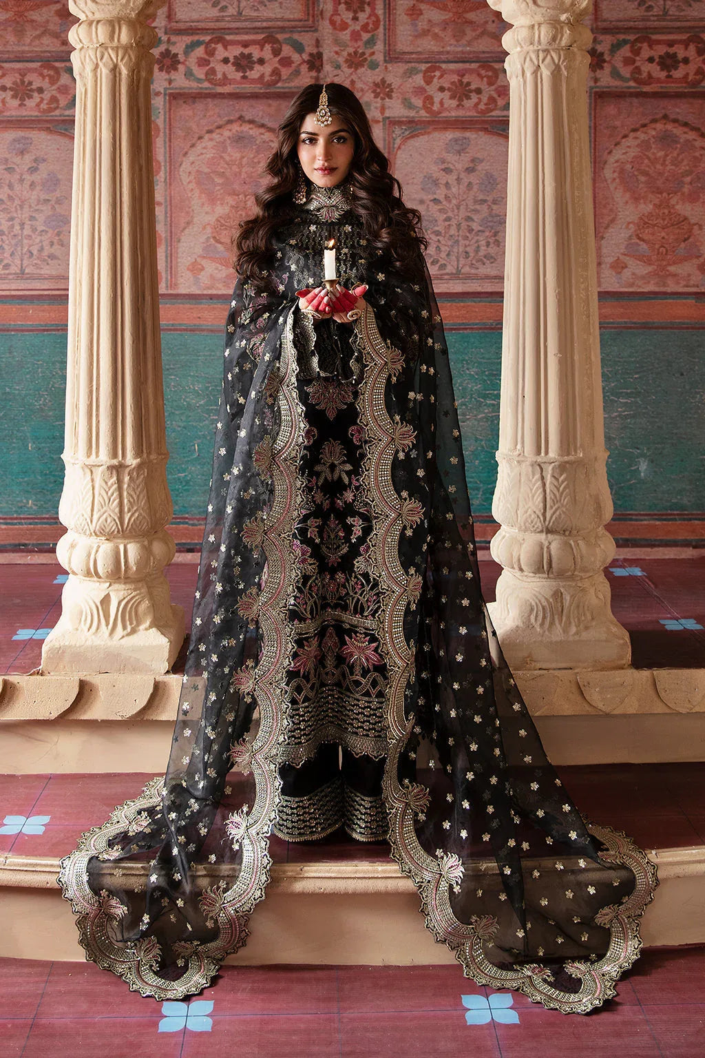 Afrozeh Shehnai Wedding Formal 3Pc Suit AFS-23-V1-03 Abdeen - Aqsa Fabrics