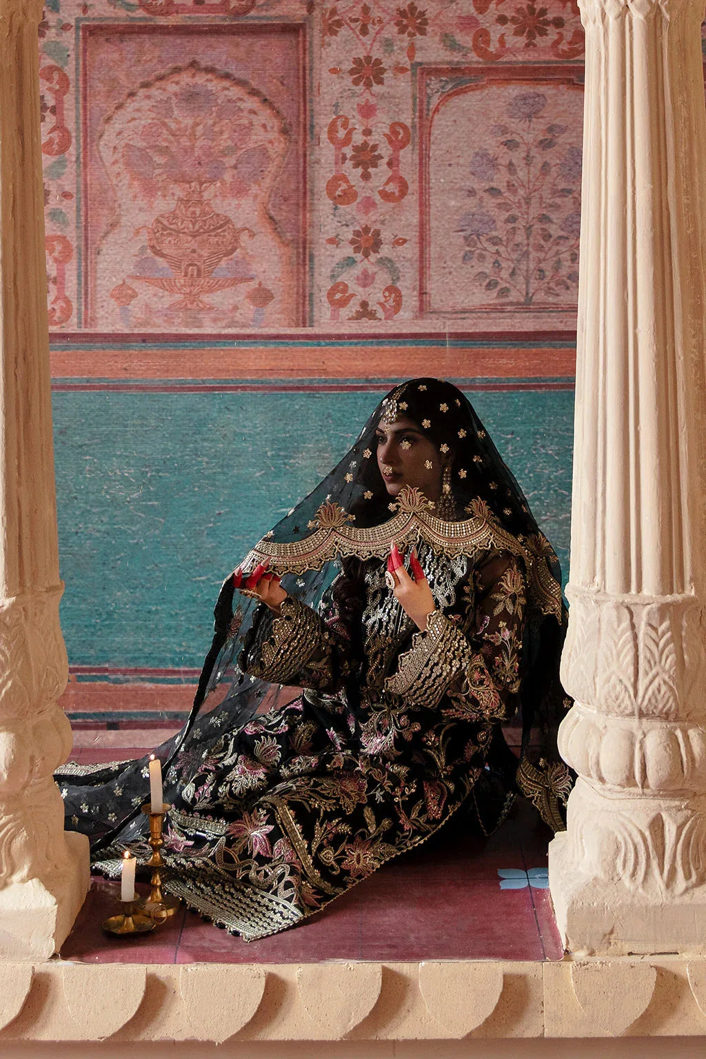 Afrozeh Shehnai Wedding Formal 3Pc Suit AFS-23-V1-03 Abdeen - Aqsa Fabrics