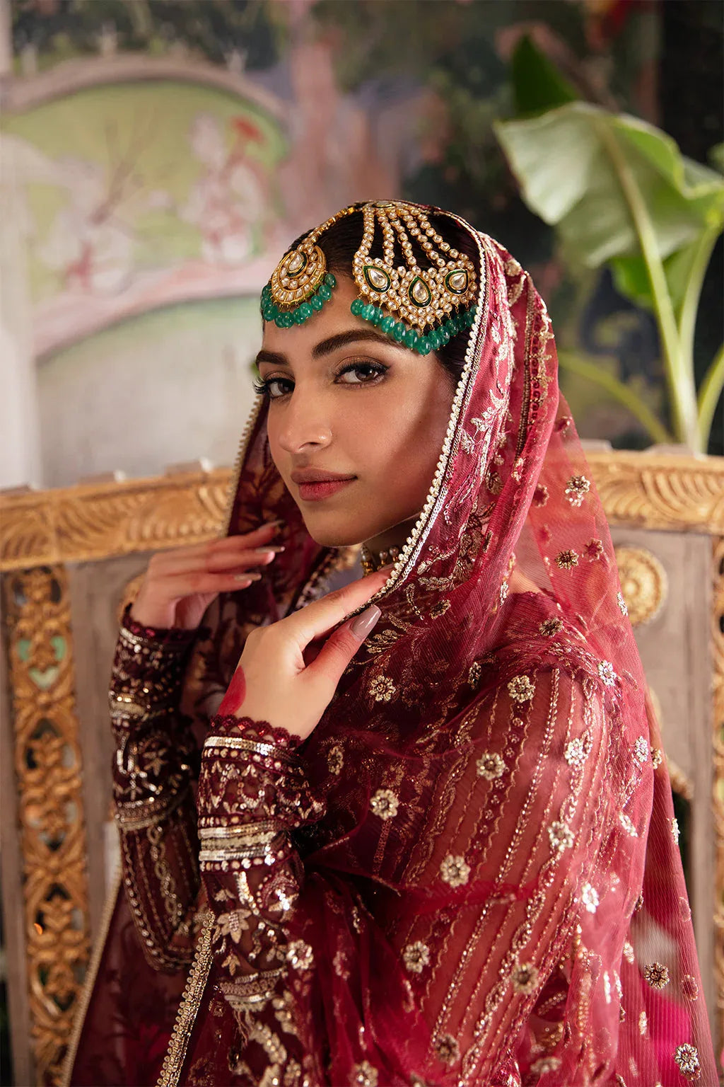 Afrozeh Shehnai Wedding Formal 3Pc Suit AFS-23-V1-06 Tabeer - Aqsa Fabrics