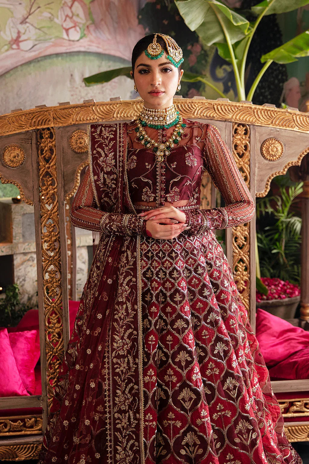 Afrozeh Shehnai Wedding Formal 3Pc Suit AFS-23-V1-06 Tabeer - Aqsa Fabrics
