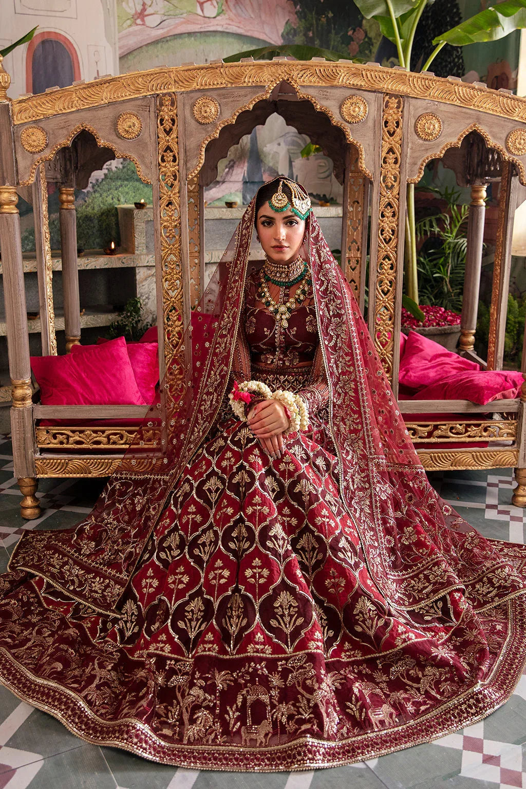 Afrozeh Shehnai Wedding Formal 3Pc Suit AFS-23-V1-06 Tabeer - Aqsa Fabrics