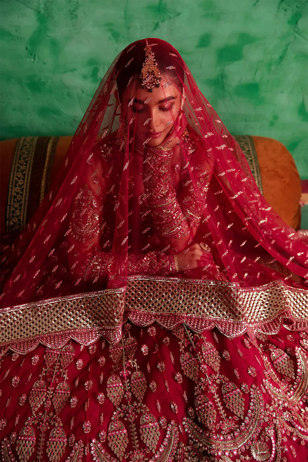 Afrozeh Shehnai Wedding Formal 3Pc Suit AFS-23-V1-07 Gulabposh - Aqsa Fabrics