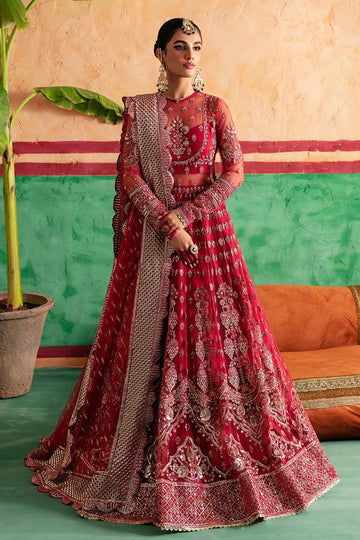 Afrozeh Shehnai Wedding Formal 3Pc Suit AFS-23-V1-07 Gulabposh - Aqsa Fabrics