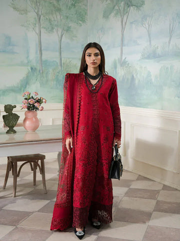 Maryum Hussain | Laani Luxury Pret | Ruby - Aqsa Fabrics