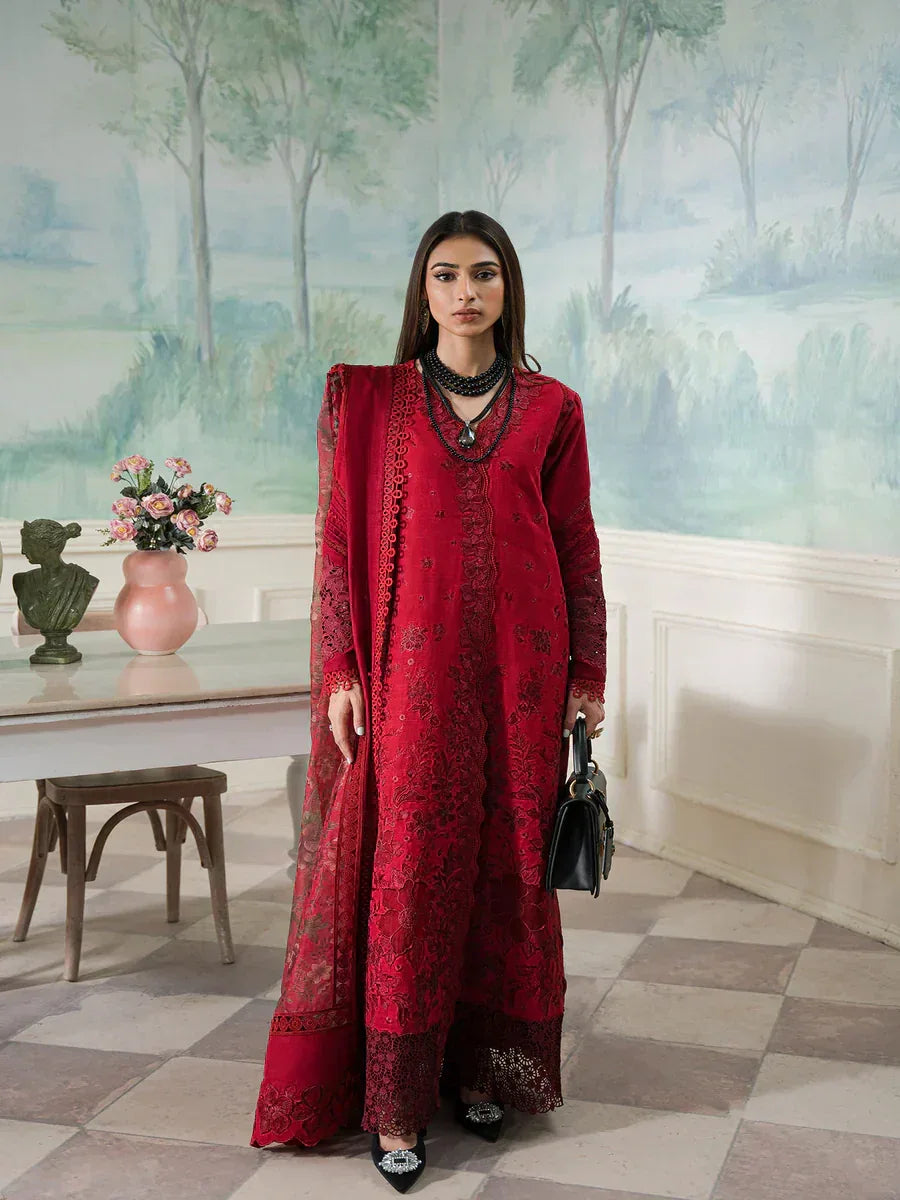 Maryum Hussain | Laani Luxury Pret | Ruby - Aqsa Fabrics