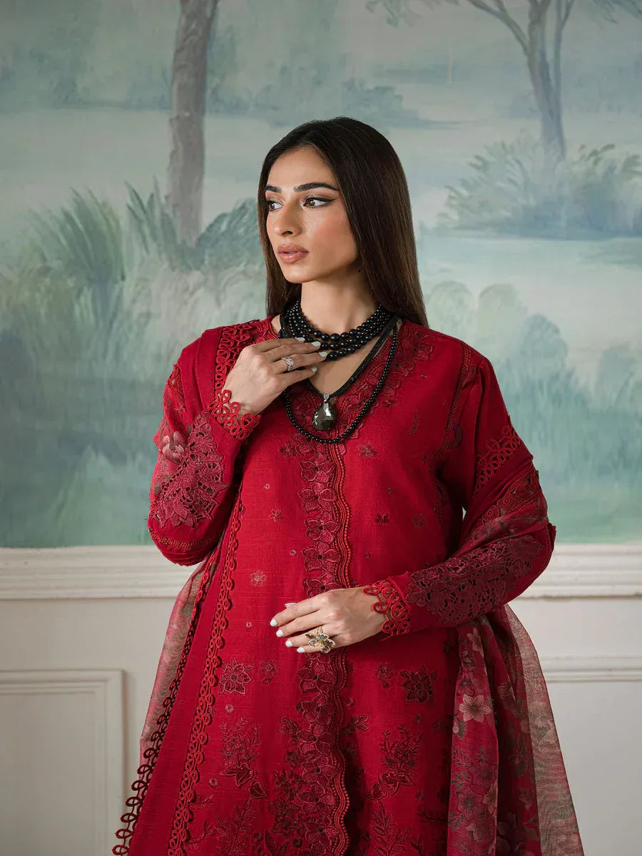 Maryum Hussain | Laani Luxury Pret | Ruby - Aqsa Fabrics