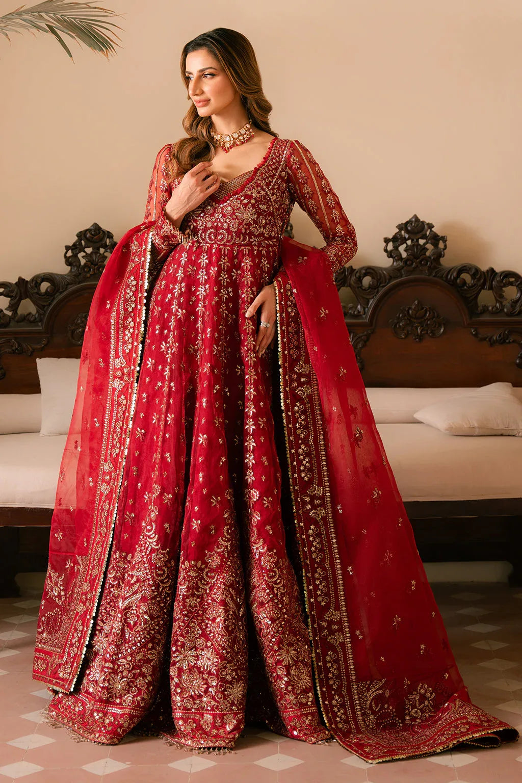 Ayzel | Solene Wedding Formals | Rose - Aqsa Fabrics