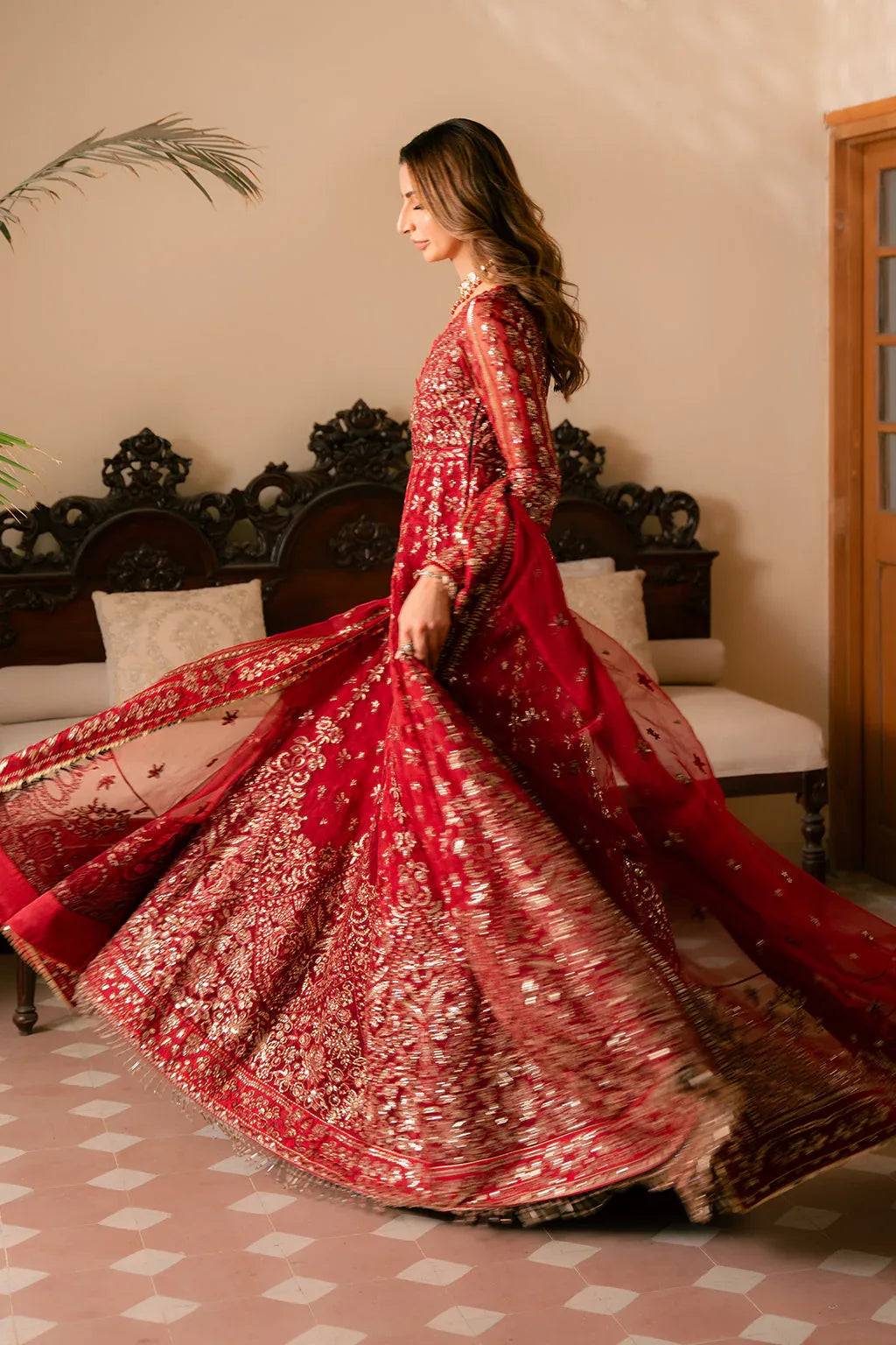Ayzel | Solene Wedding Formals | Rose - Aqsa Fabrics