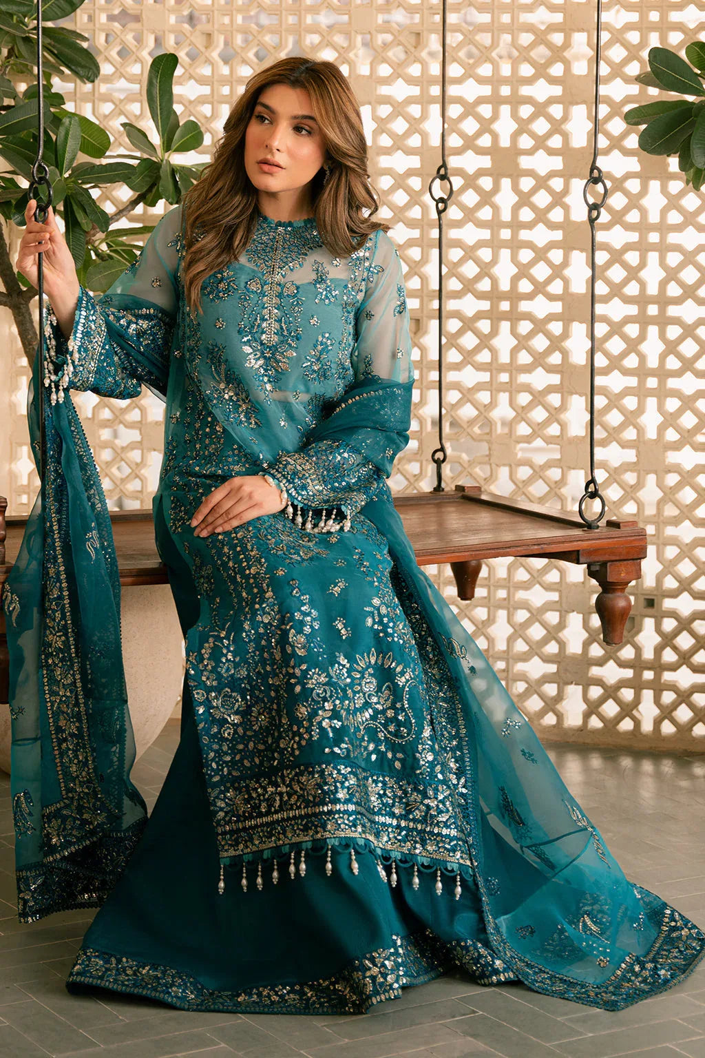Ayzel | Solene Wedding Formals | Lila - Aqsa Fabrics