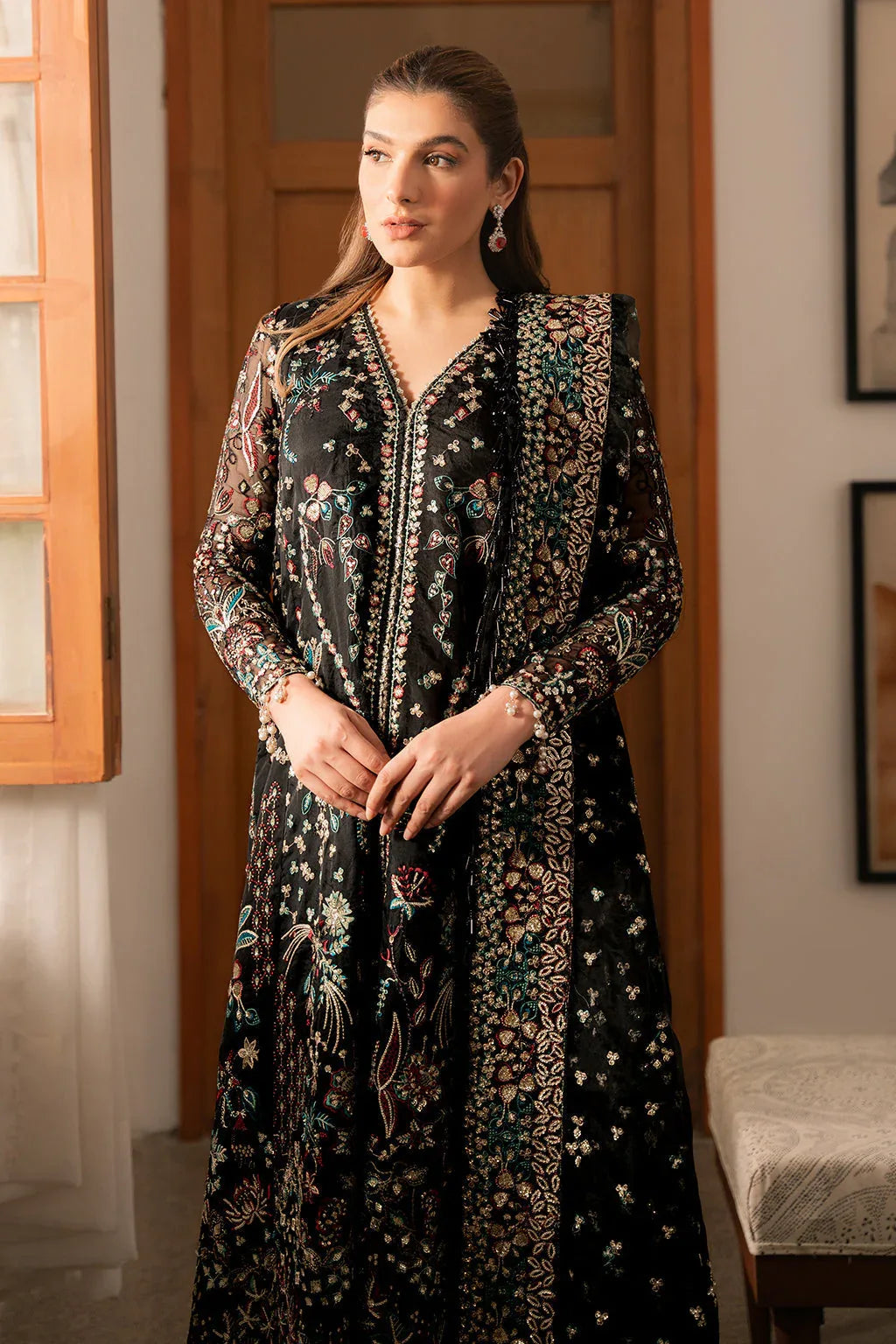 Ayzel | Solene Wedding Formals | Fleur - Aqsa Fabrics