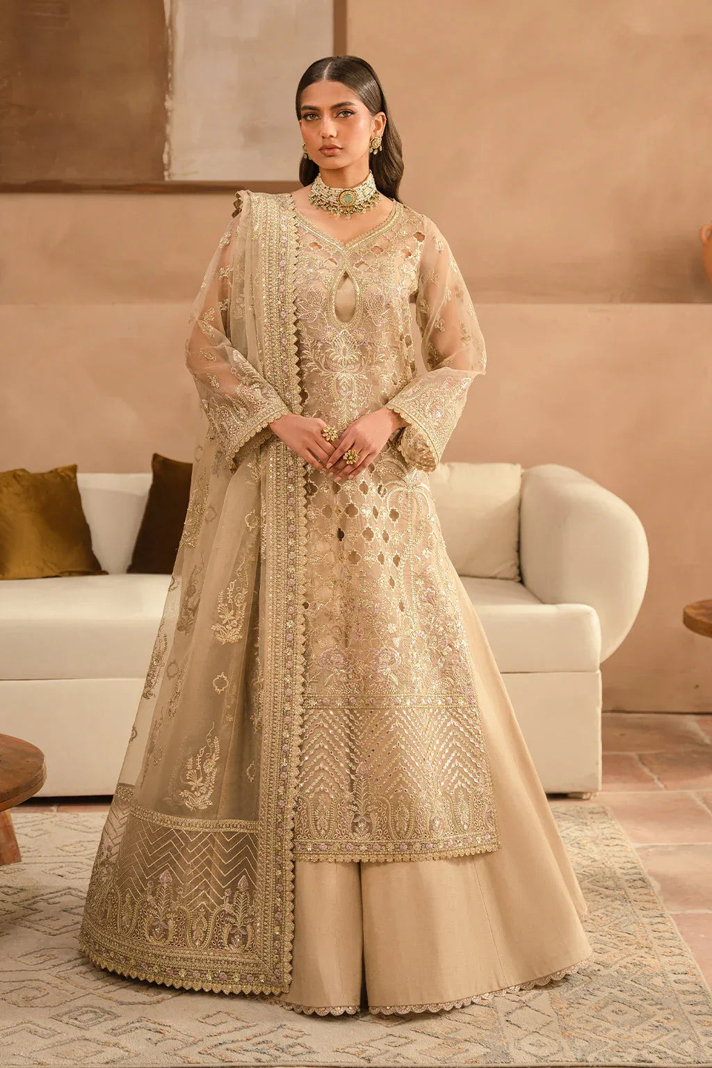 Ayzel | Panache Wedding Formals | Rusa - Aqsa Fabrics