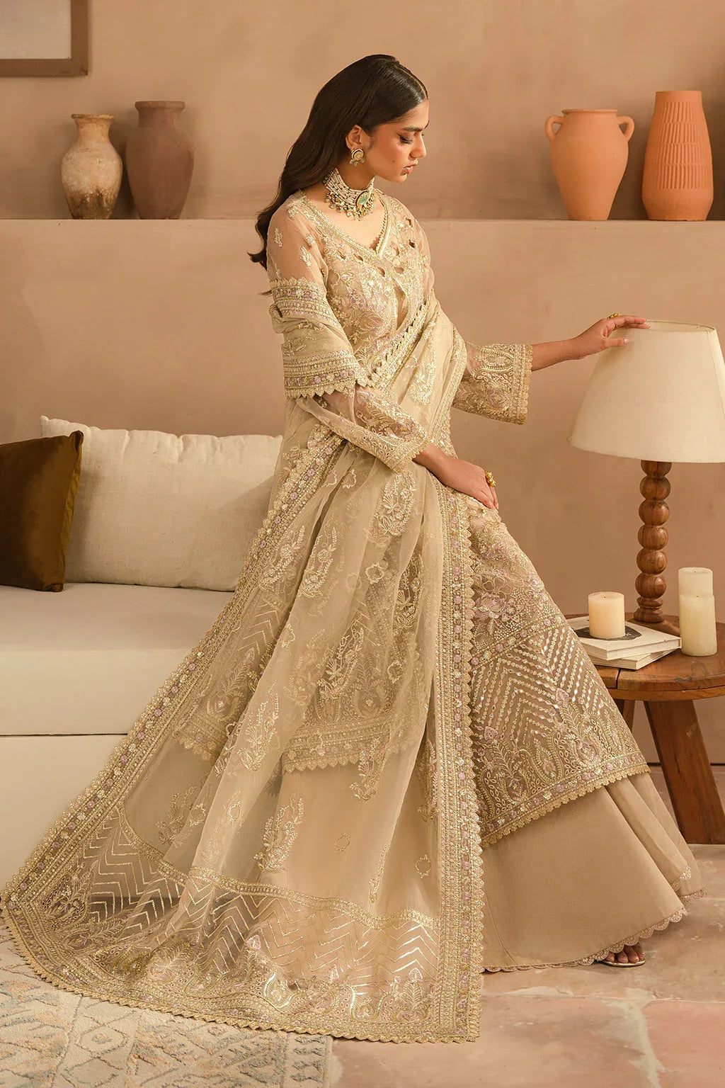 Ayzel | Panache Wedding Formals | Rusa - Aqsa Fabrics