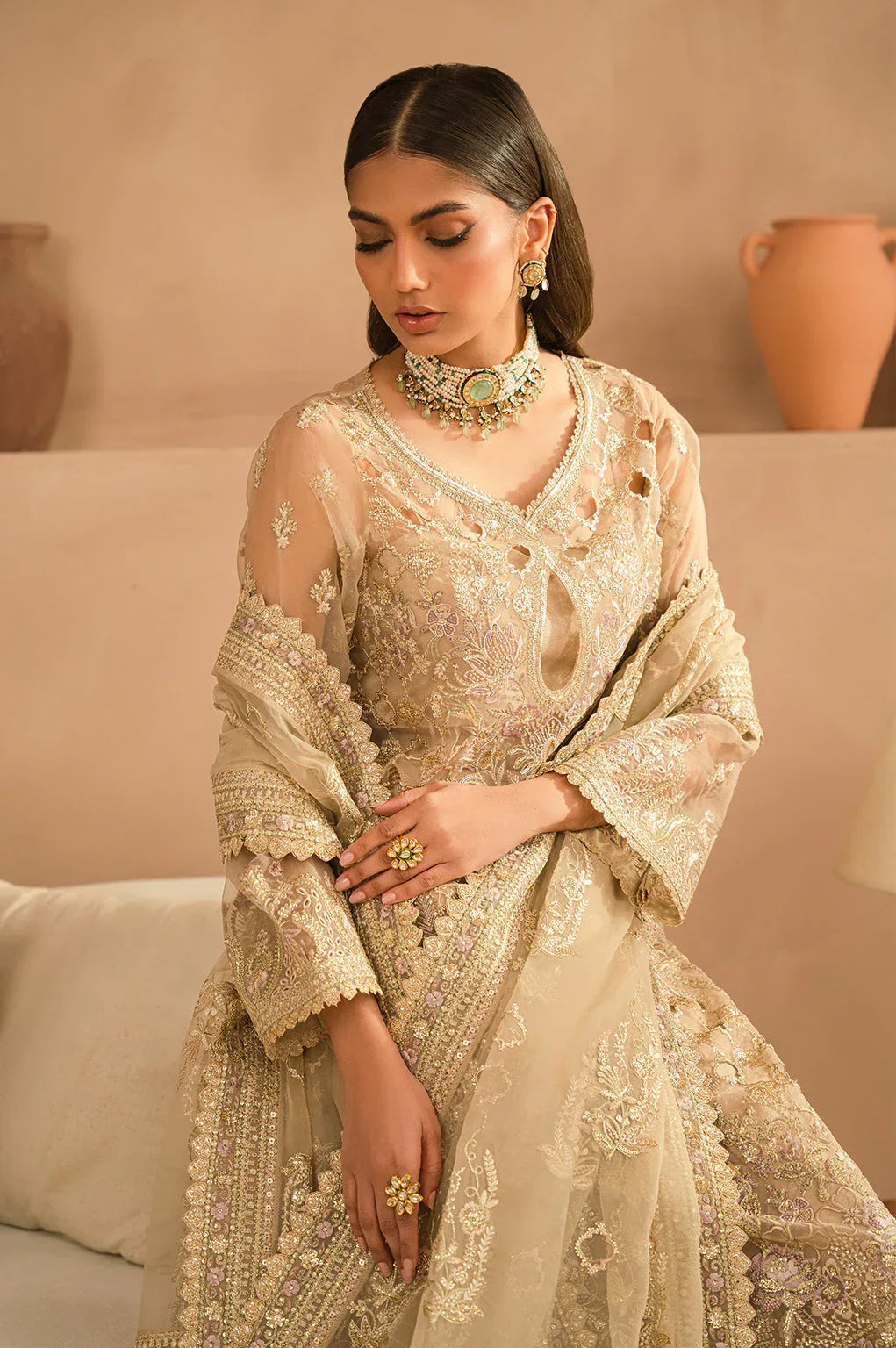 Ayzel | Panache Wedding Formals | Rusa - Aqsa Fabrics