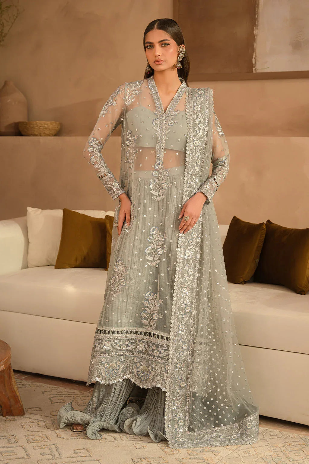 Ayzel | Panache Wedding Formals | Dasha - Aqsa Fabrics