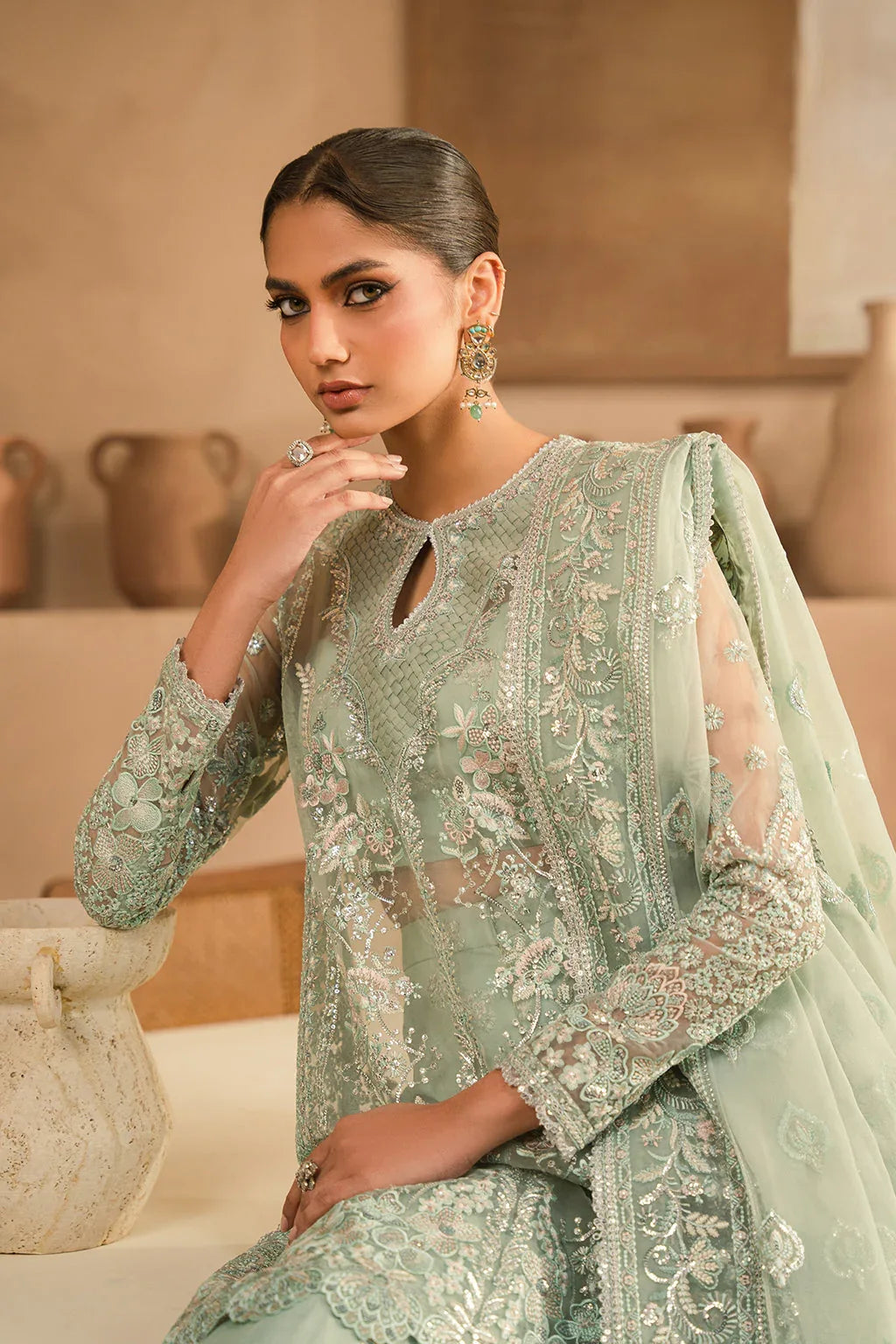Ayzel | Panache Wedding Formals | Illiana - Aqsa Fabrics