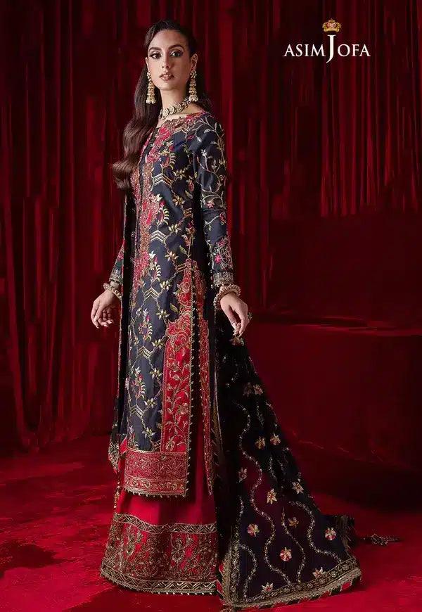 Asim Jofa | Bekhudi Luxury Chiffon 23 | AJBK-02 - Aqsa Fabrics