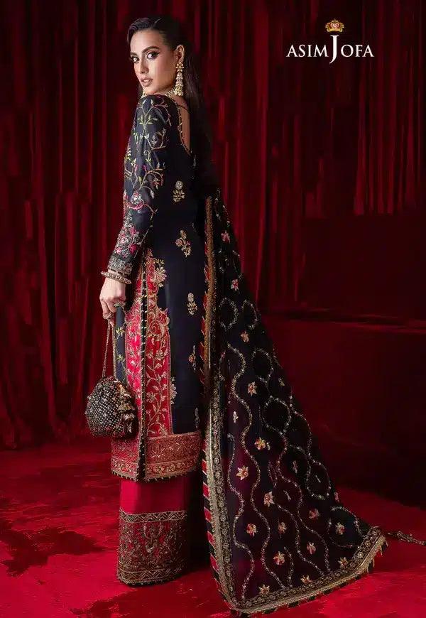 Asim Jofa | Bekhudi Luxury Chiffon 23 | AJBK-02 - Aqsa Fabrics