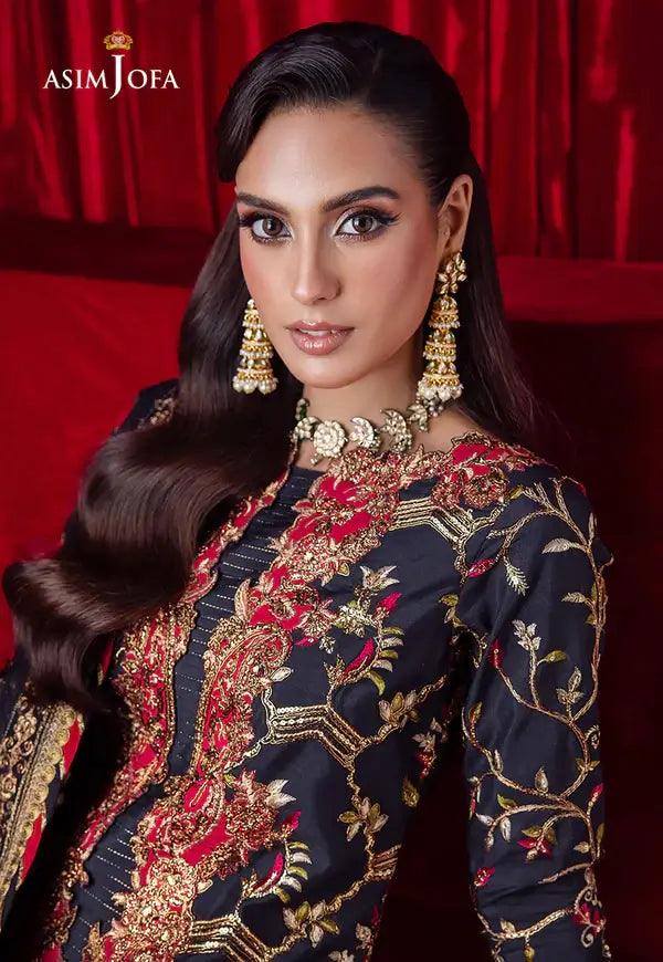 Asim Jofa | Bekhudi Luxury Chiffon 23 | AJBK-02 - Aqsa Fabrics