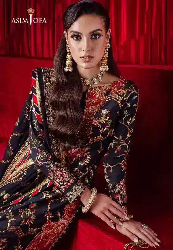 Asim Jofa | Bekhudi Luxury Chiffon 23 | AJBK-02 - Aqsa Fabrics