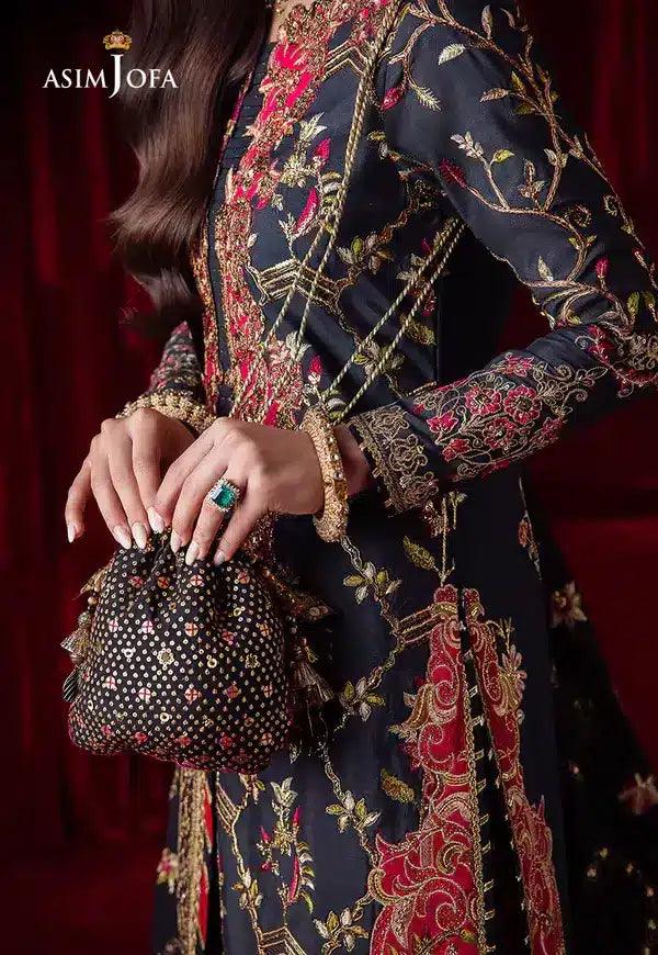 Asim Jofa | Bekhudi Luxury Chiffon 23 | AJBK-02 - Aqsa Fabrics