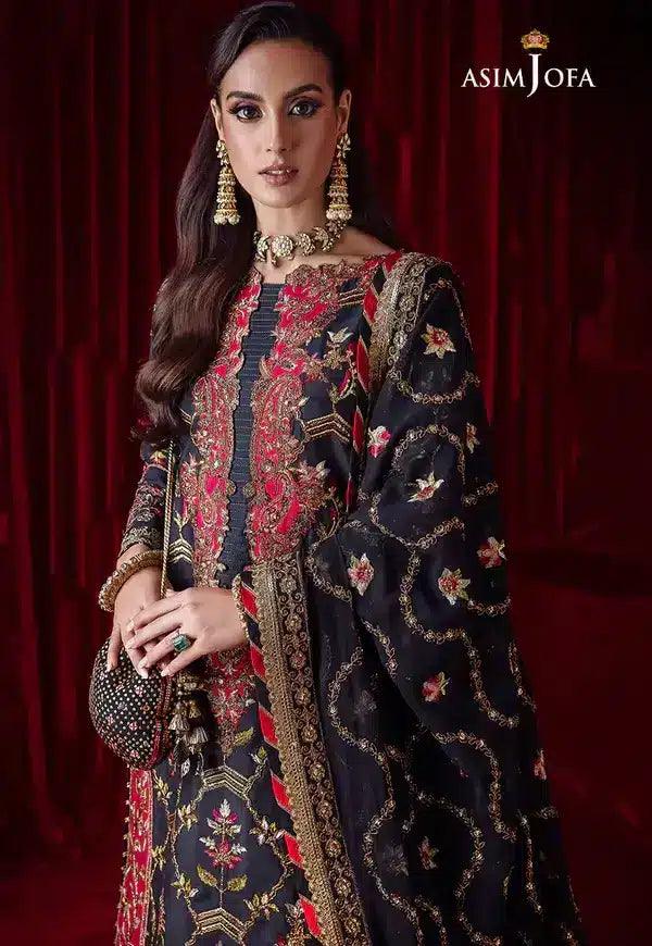 Asim Jofa | Bekhudi Luxury Chiffon 23 | AJBK-02 - Aqsa Fabrics