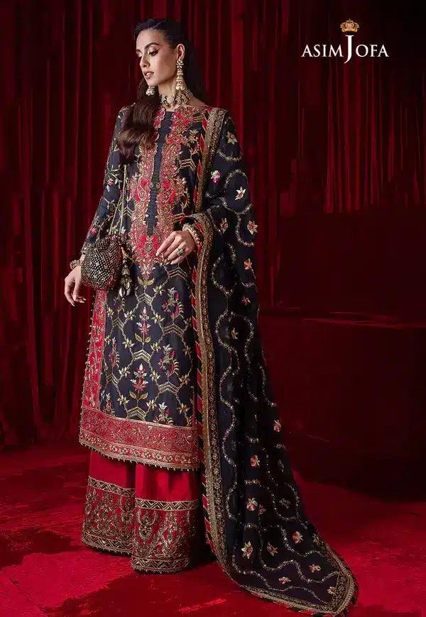 Asim Jofa | Bekhudi Luxury Chiffon 23 | AJBK-02 - Aqsa Fabrics