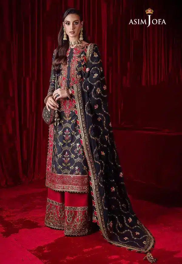Asim Jofa | Bekhudi Luxury Chiffon 23 | AJBK-02 - Aqsa Fabrics
