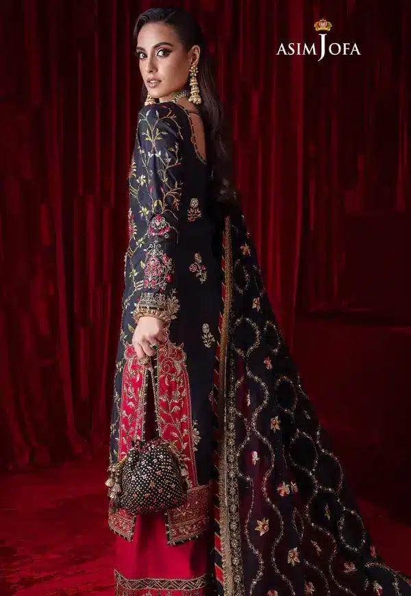 Asim Jofa | Bekhudi Luxury Chiffon 23 | AJBK-02 - Aqsa Fabrics