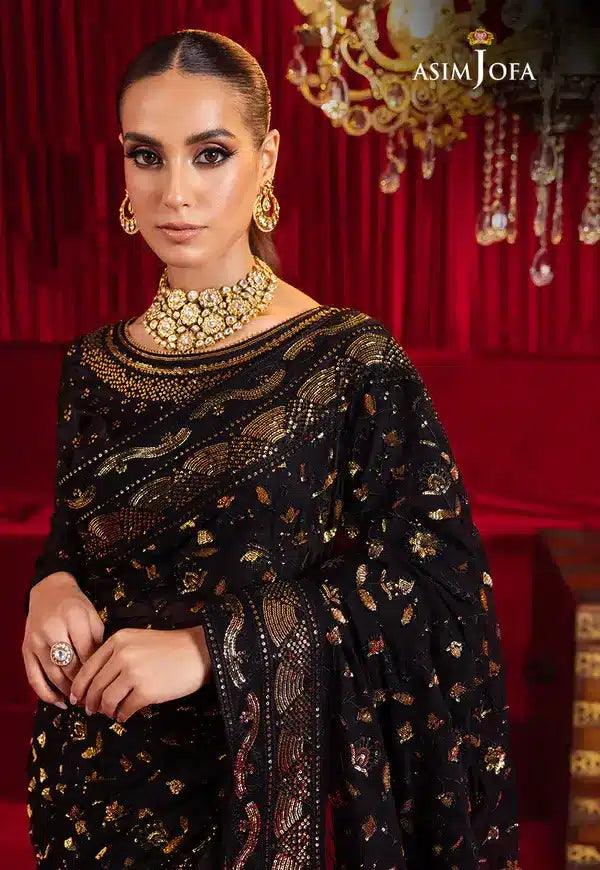 Asim Jofa | Bekhudi Luxury Chiffon 23 | AJBK-03 - Aqsa Fabrics