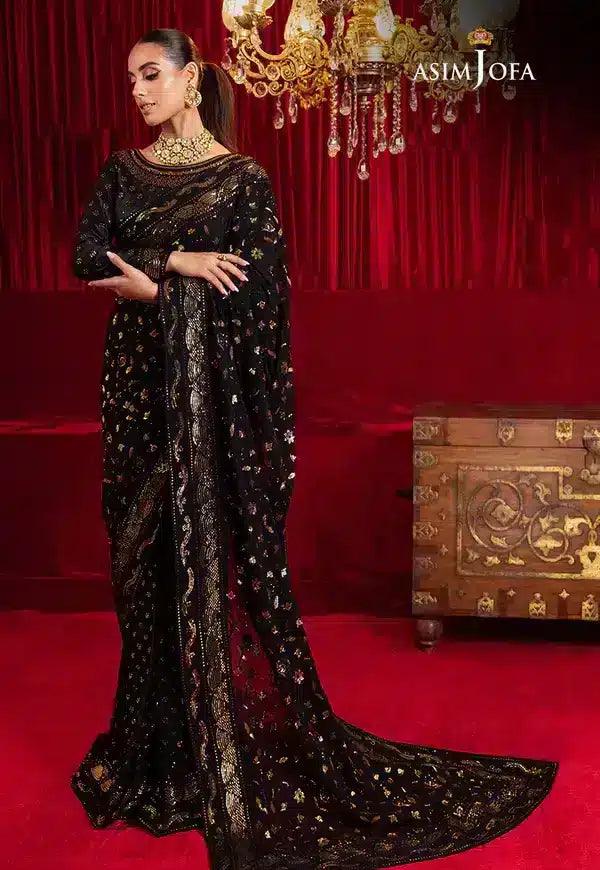 Asim Jofa | Bekhudi Luxury Chiffon 23 | AJBK-03 - Aqsa Fabrics