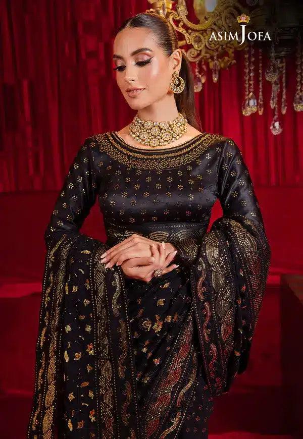 Asim Jofa | Bekhudi Luxury Chiffon 23 | AJBK-03 - Aqsa Fabrics