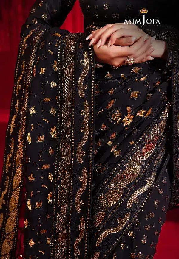Asim Jofa | Bekhudi Luxury Chiffon 23 | AJBK-03 - Aqsa Fabrics