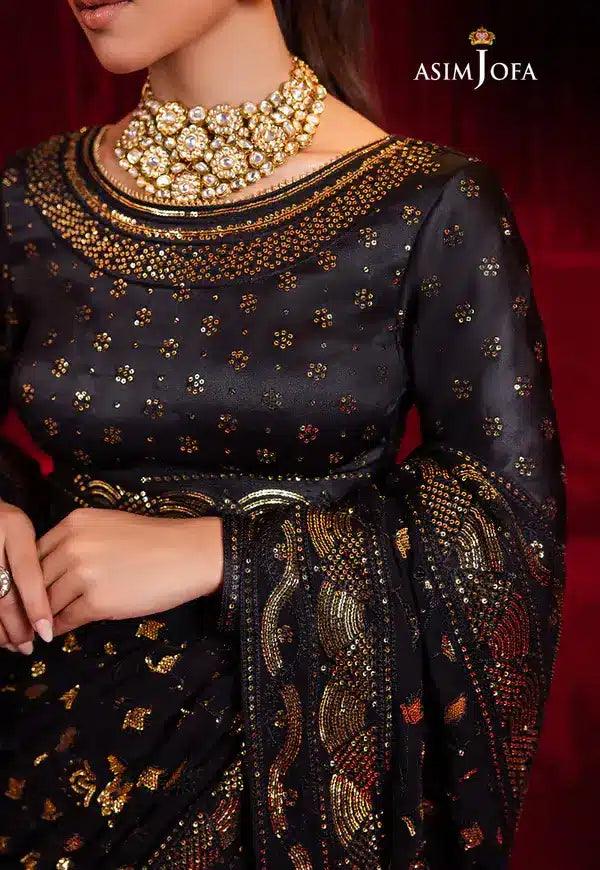 Asim Jofa | Bekhudi Luxury Chiffon 23 | AJBK-03 - Aqsa Fabrics