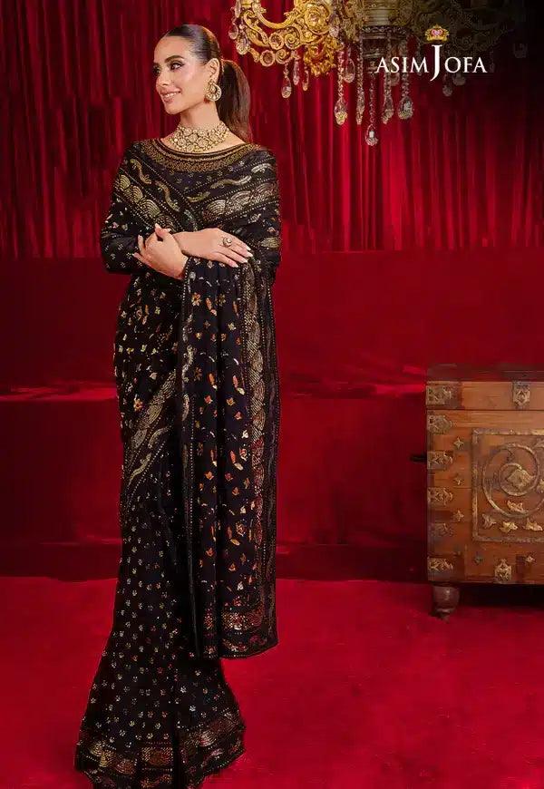 Asim Jofa | Bekhudi Luxury Chiffon 23 | AJBK-03 - Aqsa Fabrics