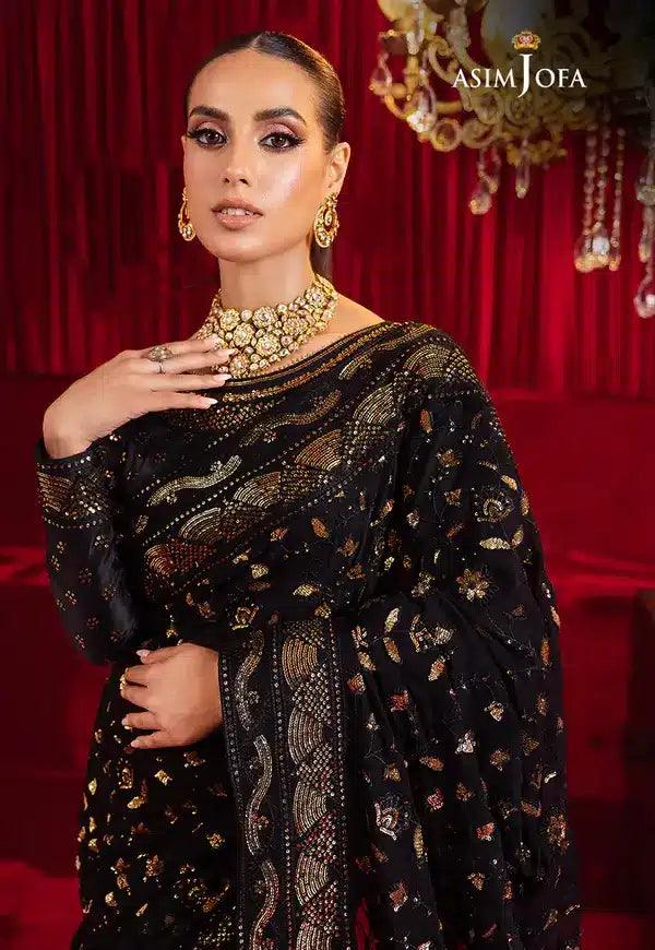 Asim Jofa | Bekhudi Luxury Chiffon 23 | AJBK-03 - Aqsa Fabrics
